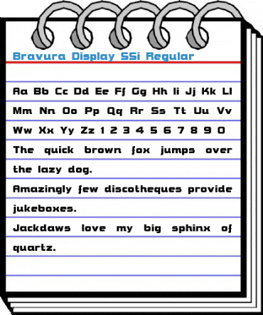 Bravura Display SSi Regular Font