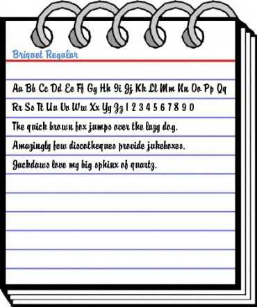 Briquet Regular Font