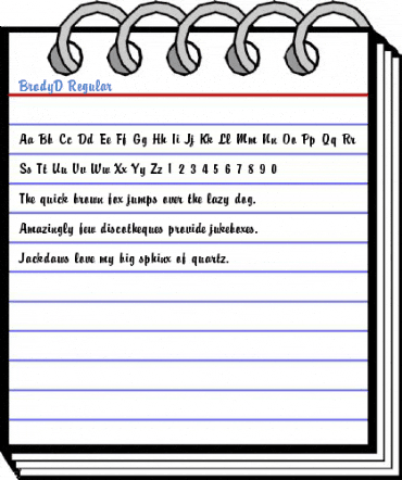 BrodyD Regular Font