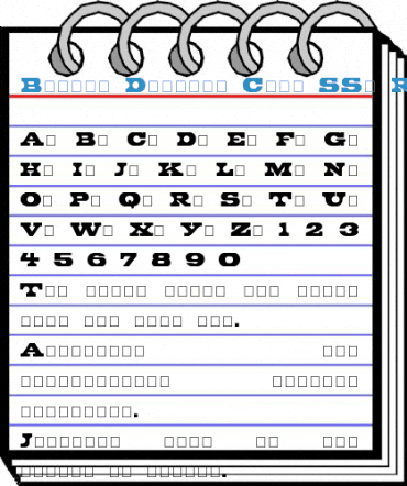 Bronte Display Caps SSi Font