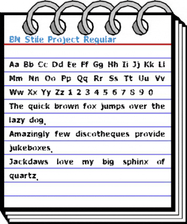 BN Stile Project Regular Font