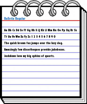 Bulletin Font