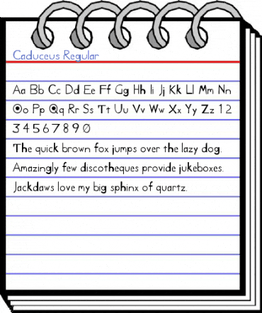 Caduceus Regular Font