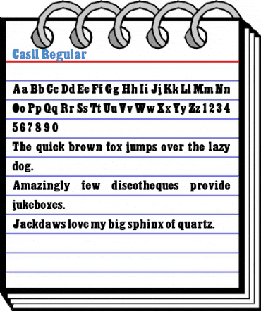 Casil Font