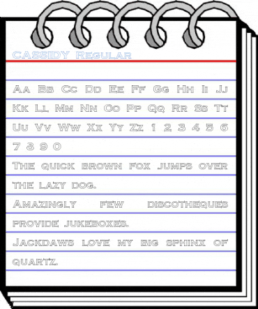 CASSIDY Regular Font