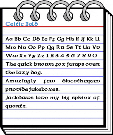 Celtic Bold Font