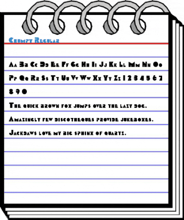 Chumpy Regular Font