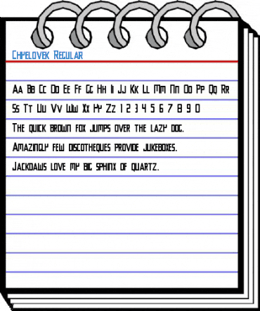 Chyelovek Regular Font