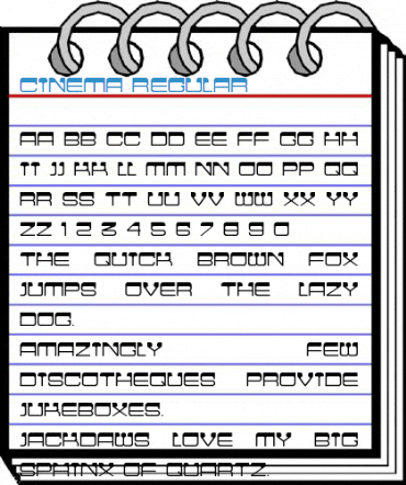 Cinema Regular Font