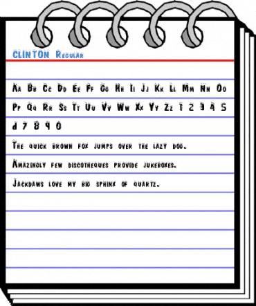 CLINTON Regular Font