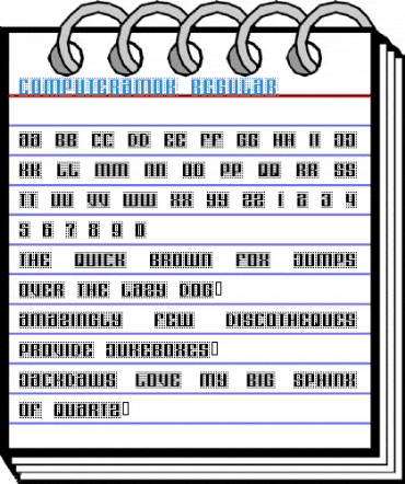 ComputerAmok Regular Font