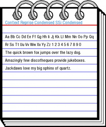 Context Reprise Condensed SSi Font