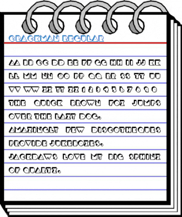 CrackMan Regular Font