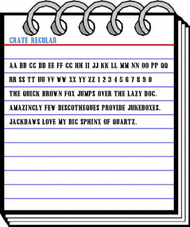 Crate Regular Font