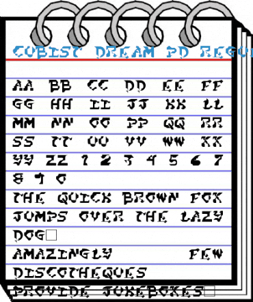 Cubist Dream PD Regular Font