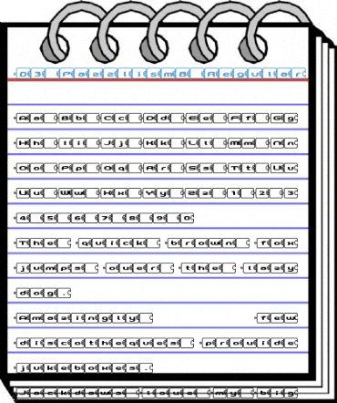 D3 PazzlismB Regular Font