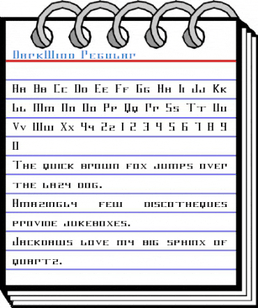 DarkWind Regular Font