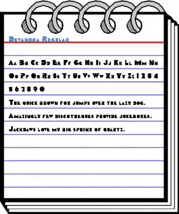 Devandra Regular Font