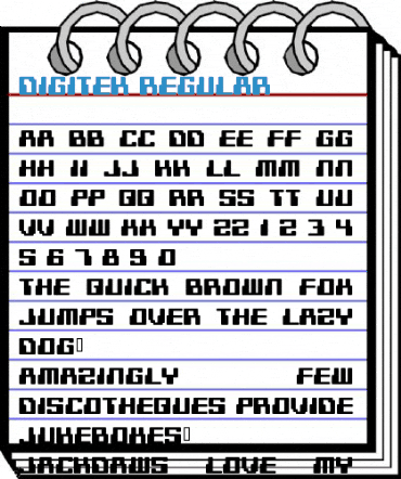 Digitek Regular Font