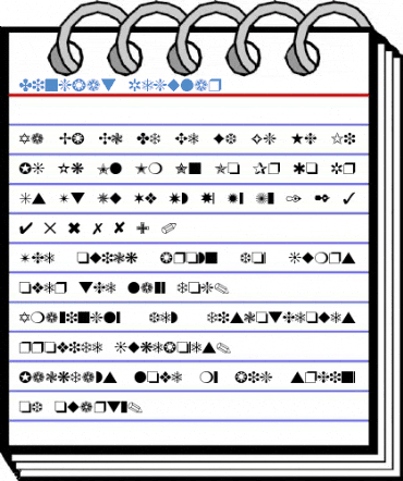 Dingbat Regular Font