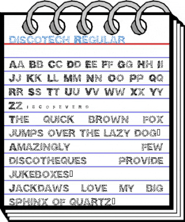 discotech Regular Font