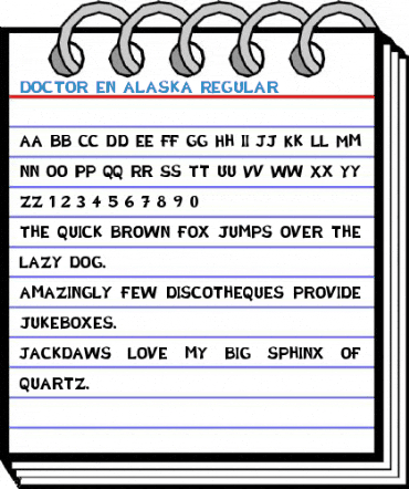Doctor en Alaska Regular Font