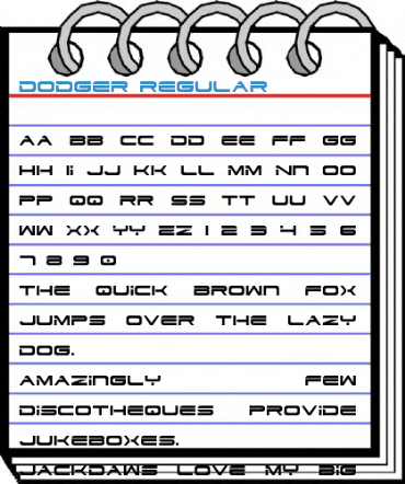 Dodger Regular Font