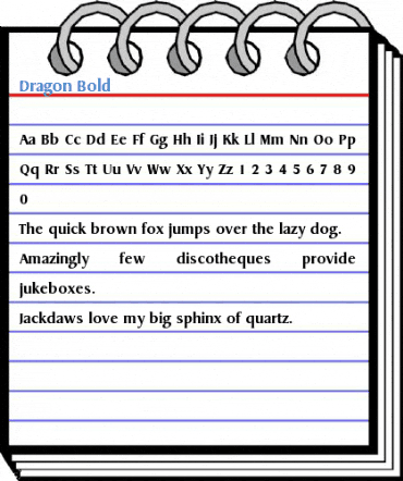 Dragon Bold Font