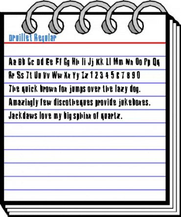 Druillet Regular Font
