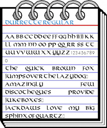 Durrette Regular Font