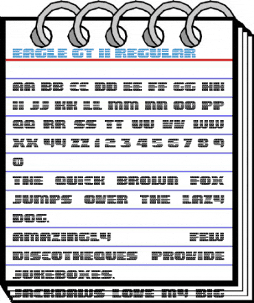 Eagle GT II Regular Font
