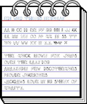 EDB Wild Things Regular Font