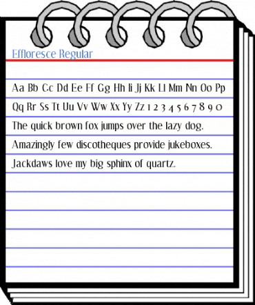 Effloresce Regular Font