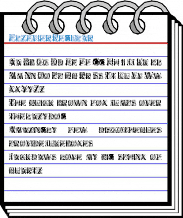 Elzevier Regular Font