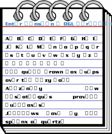 Enter Sansman - DGL (Trial) Bold Font