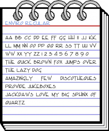 Enviro Regular Font