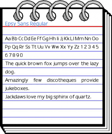 Epsy Sans Regular Font