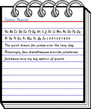 Fabian Regular Font