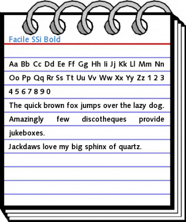 Facile SSi Bold Font