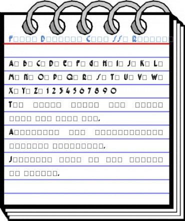 Ferio Display Caps SSi Regular Font