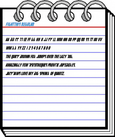 FightThis Regular Font
