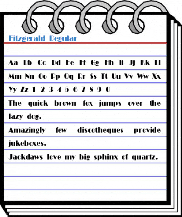 Fitzgerald Regular Font