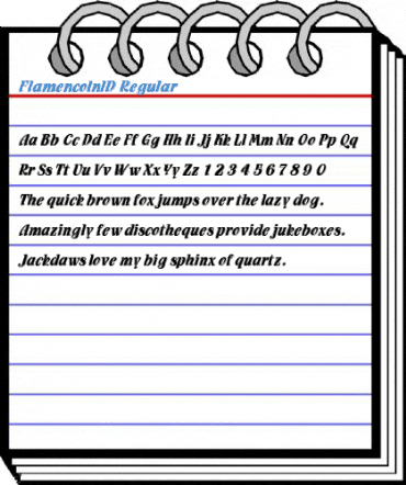 FlamencoInlD Regular Font