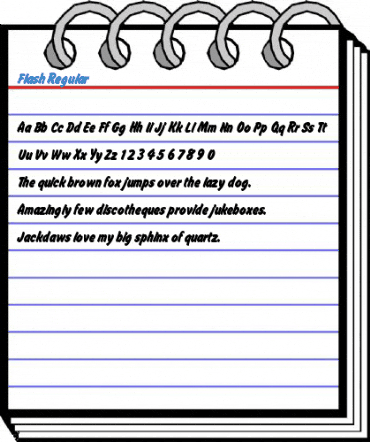 Flash Regular Font