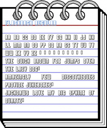 Flashback Regular Font