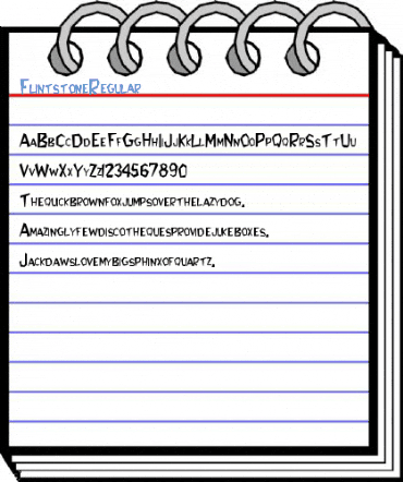 Flintstone Regular Font