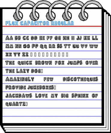 Flux Capacitor Regular Font