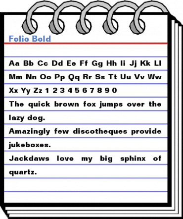 Folio Bold Font
