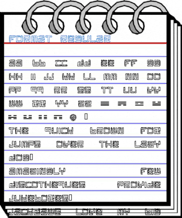 Format Regular Font