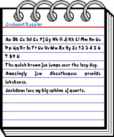 Croissant Regular Font